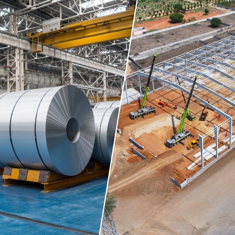 Raw Steel to PEB Structure